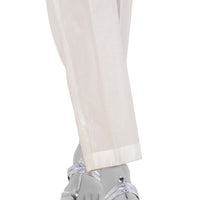 Lawn White Trousers - J. Junaid Jamshed