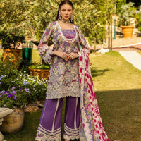 Periwinkle - Elaf Premium Chikankari Stitched Collection