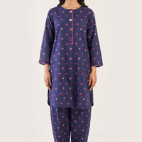 Lawn Blue Stitched Suit - Charizma