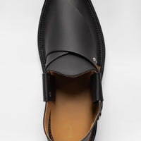 Plain Matt Black Footwear - J. Junaid Jamshed