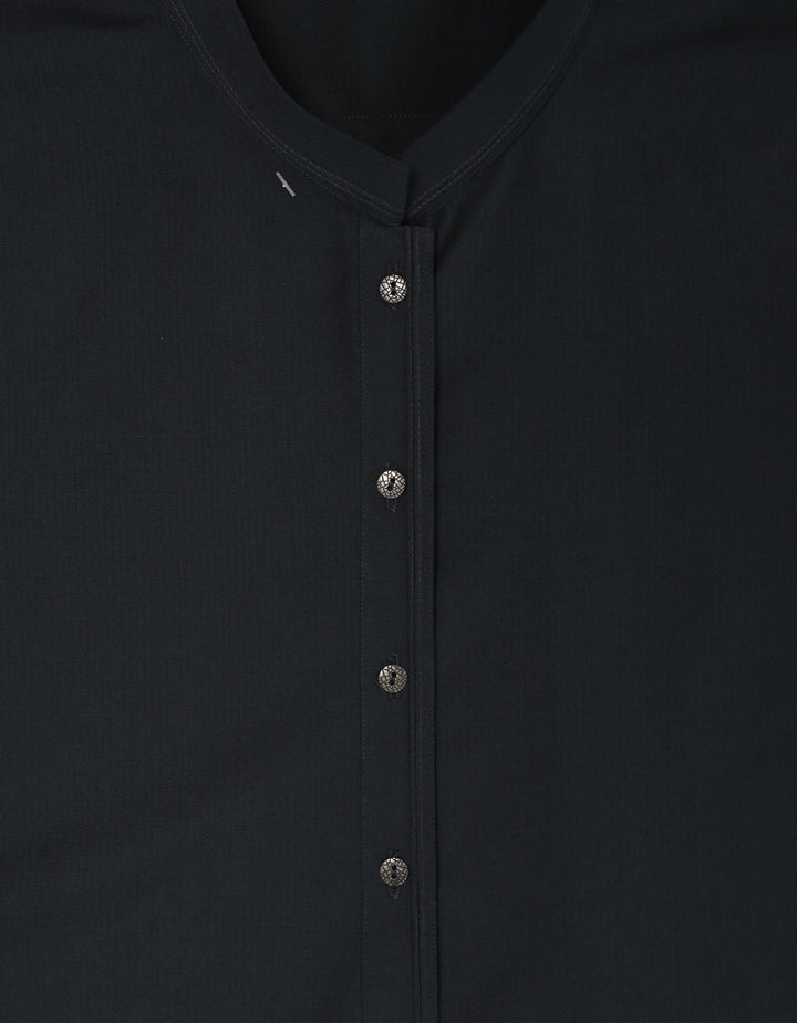 Polyester Grey Kurta - J. Junaid Jamshed