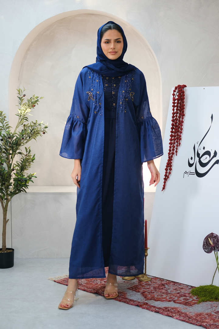 Sapphire Veil Abaya