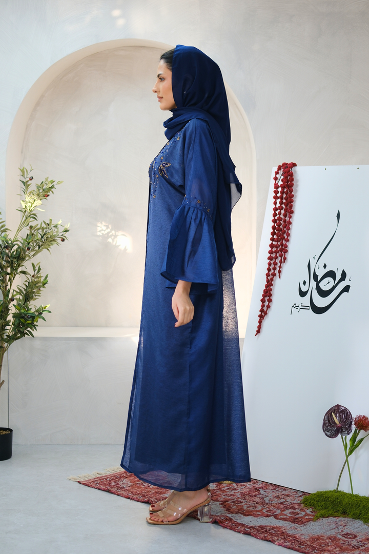 Sapphire Veil Abaya