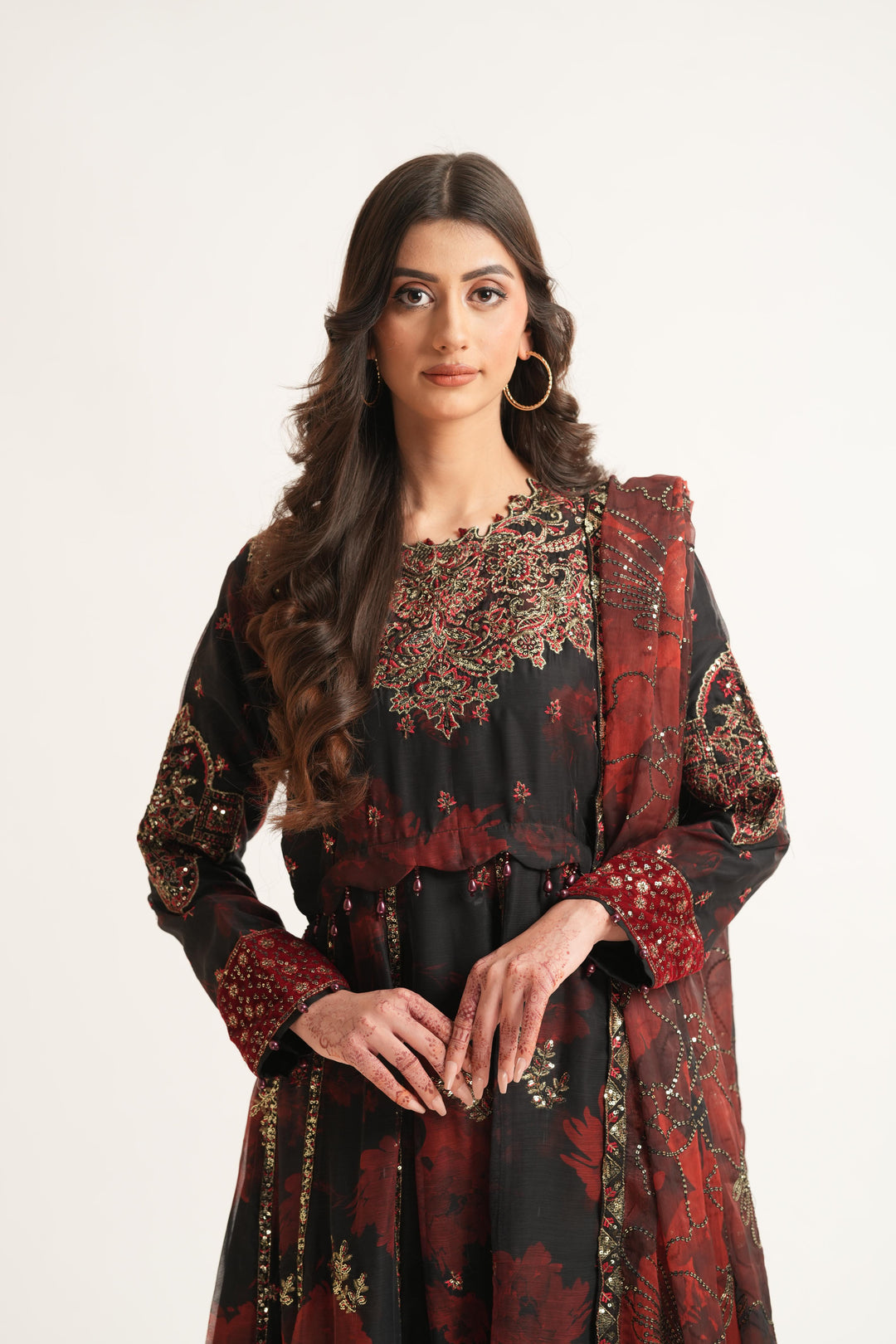 Talia - Alizeh Fleur Chiffon Stitched