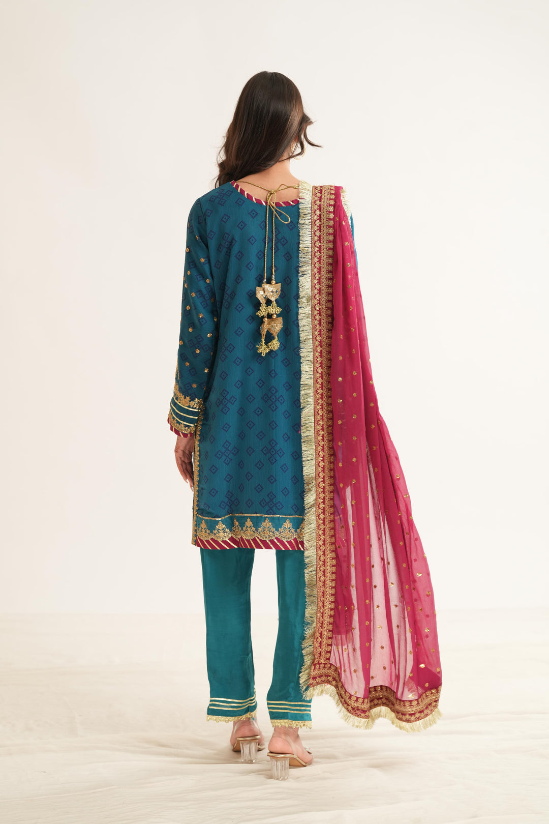 Elaira - Alizeh Fleur Chiffon Stitched