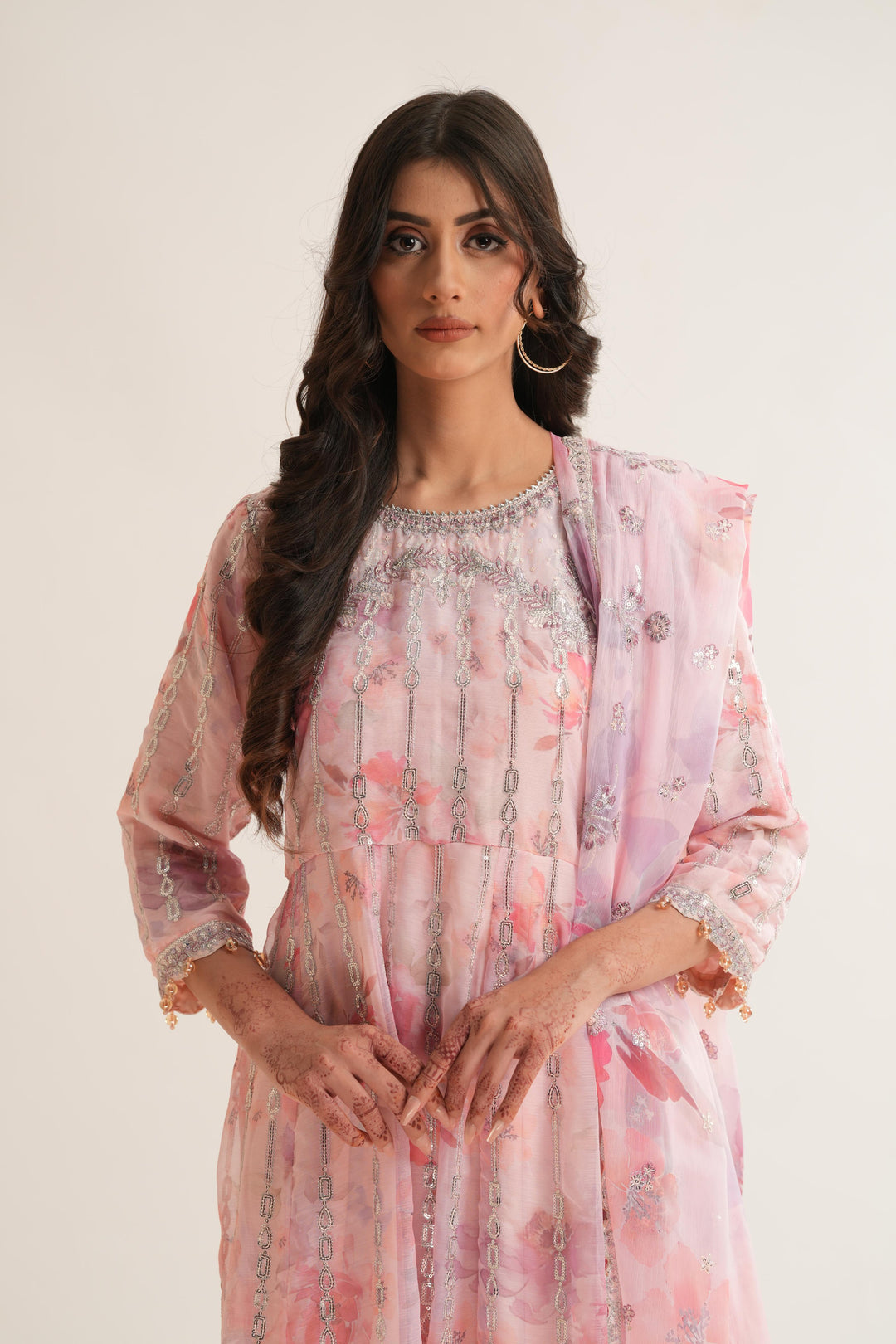Rimayah - Alizeh Fleur Chiffon Stitched