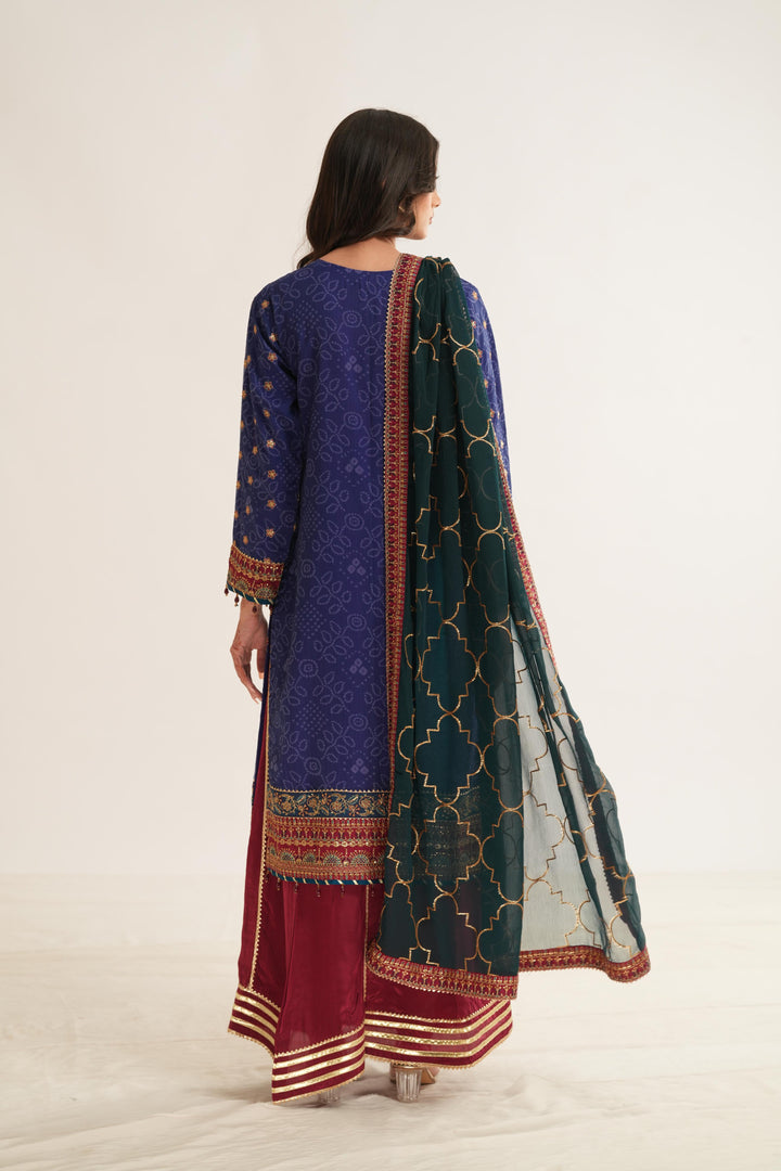 Rahsa - Alizeh Fleur Chiffon Stitched