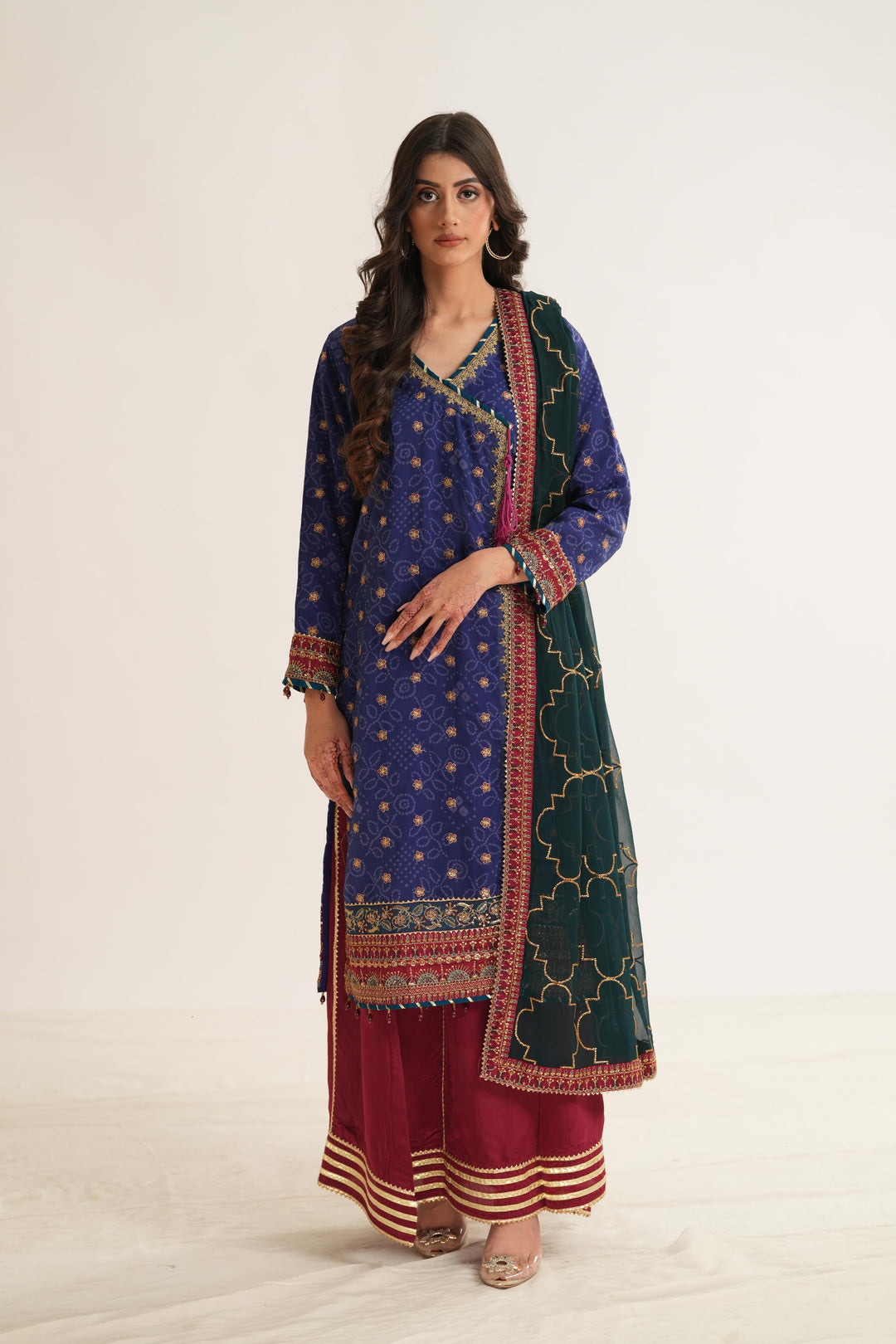 Rahsa - Alizeh Fleur Chiffon Stitched