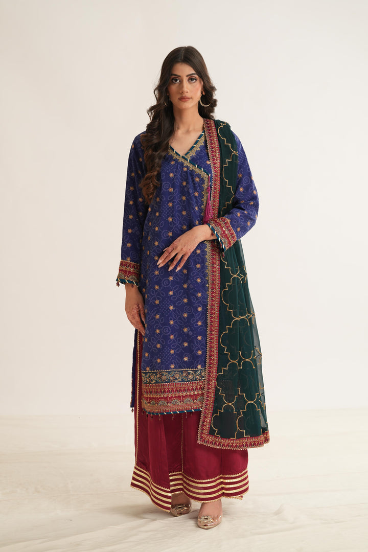 Rahsa - Alizeh Fleur Chiffon Stitched