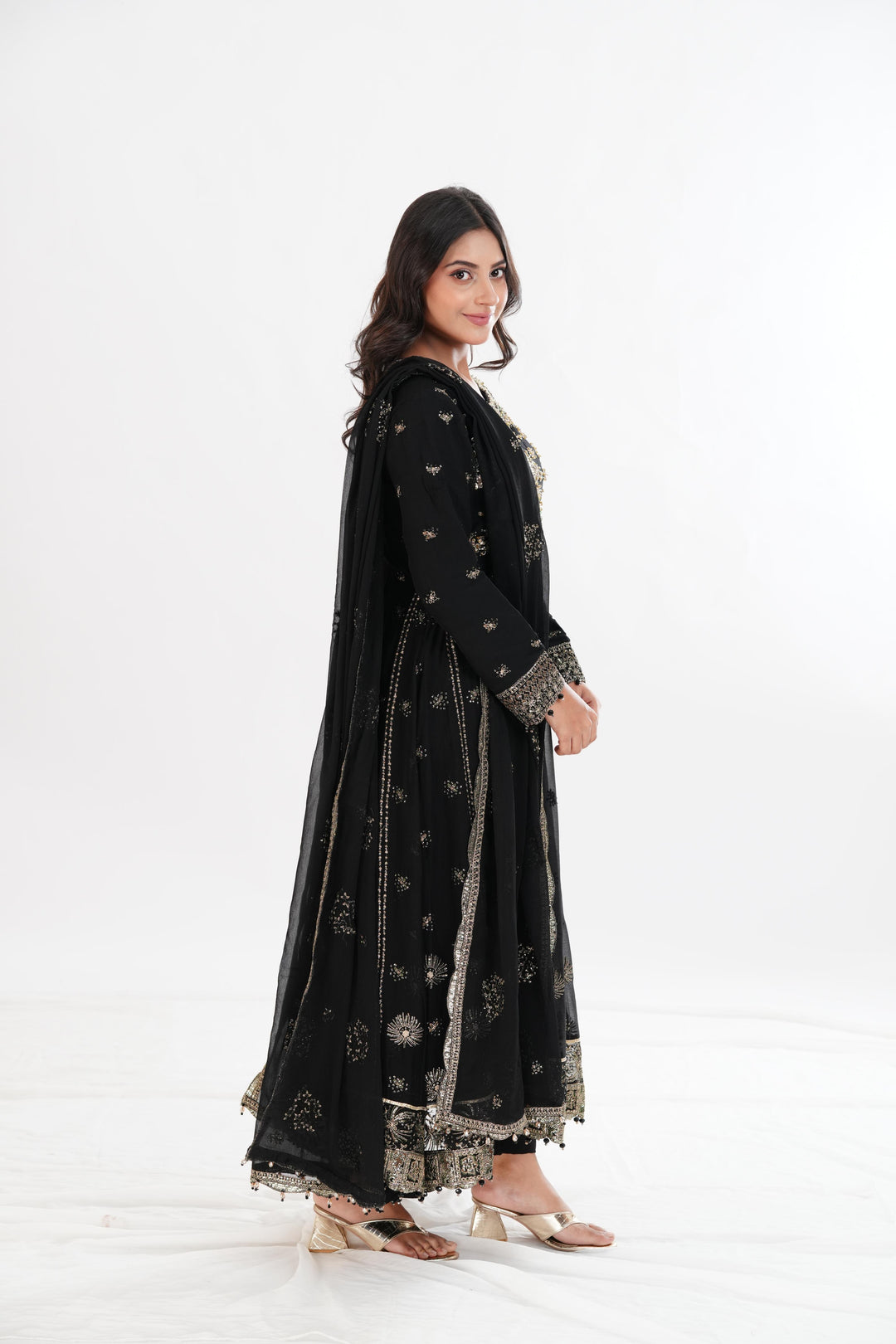 Noir - Alizeh Reena Handcrafted Stitched Eid Edit
