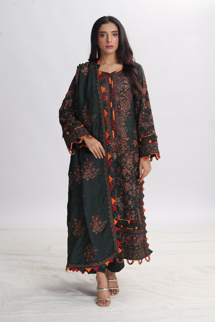 Design 1 - Asim Jofa Pashmina Stitched Collection
