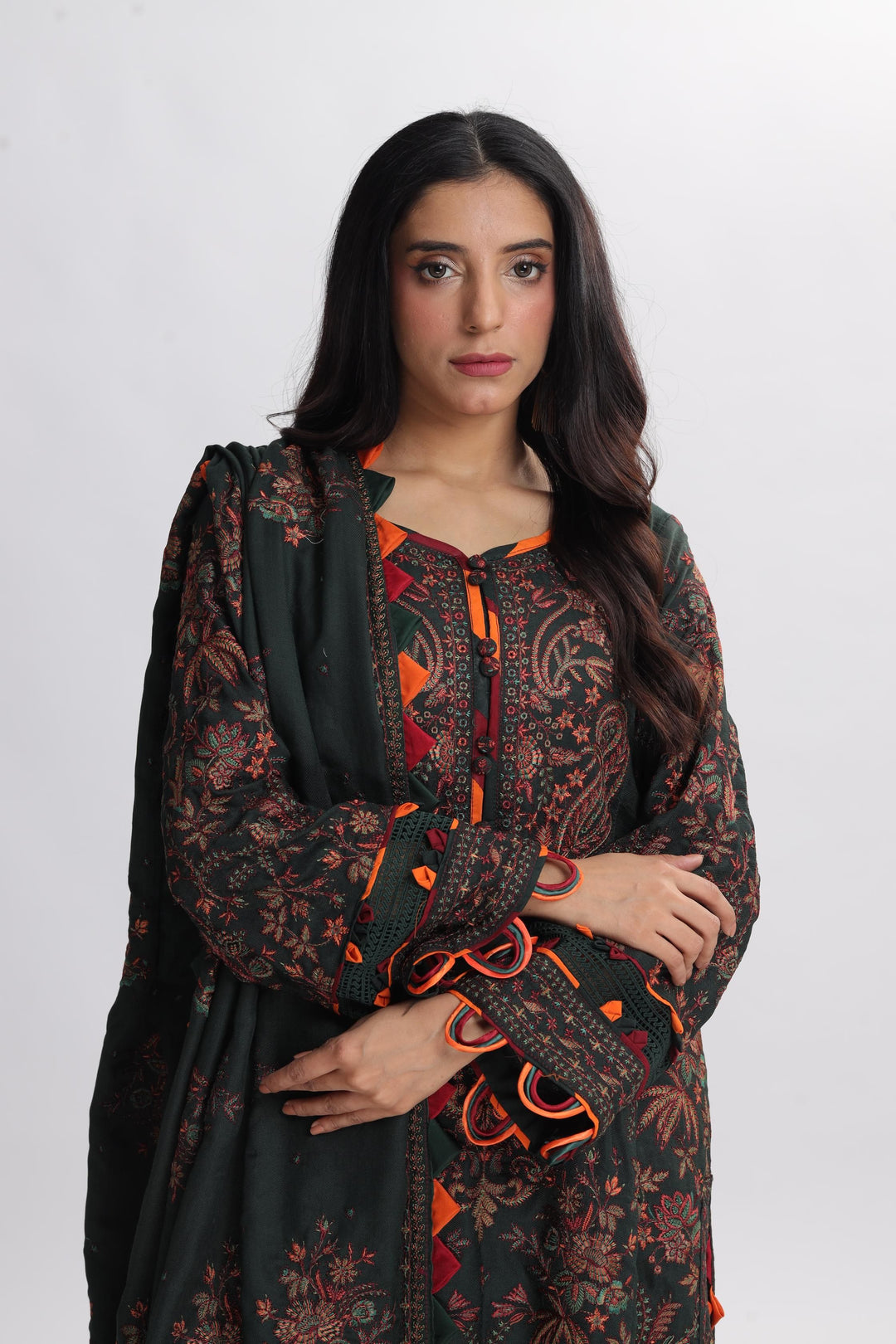 Design 1 - Asim Jofa Pashmina Stitched Collection