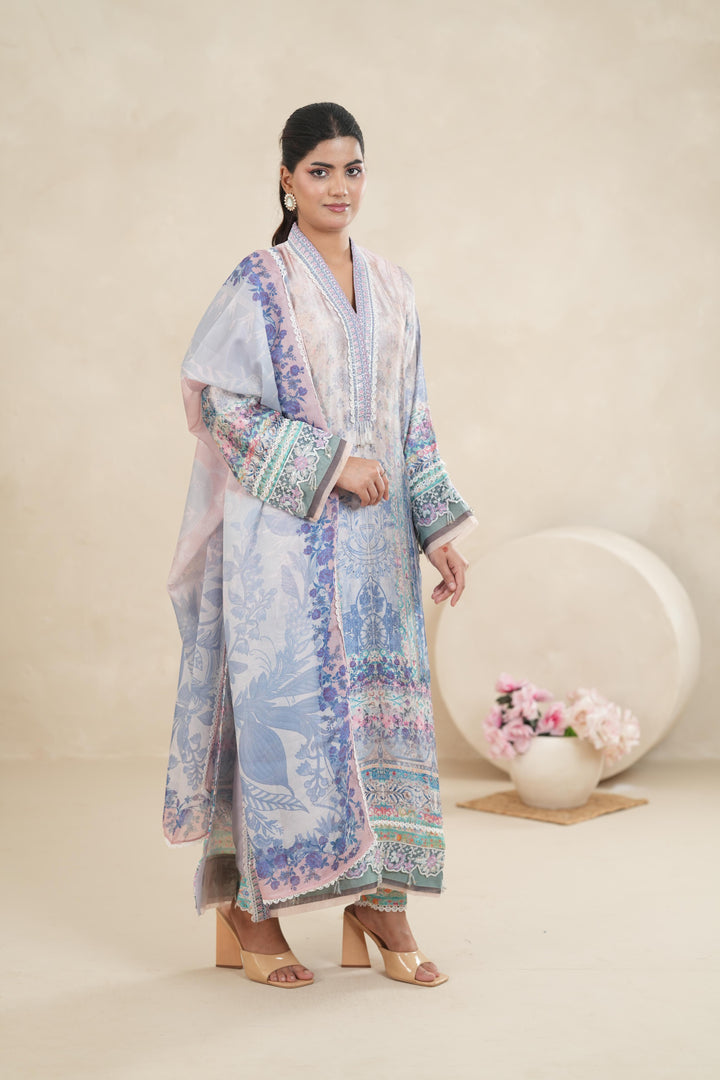Design 1 - Stonez Silk Symphony Stitched
