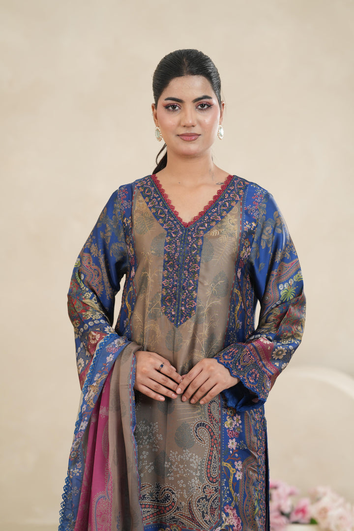 Design 2 - Stonez Silk Symphony Stitched