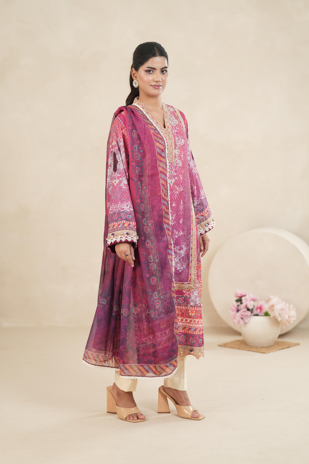 Design 3 - Stonez Silk Symphony Stitched