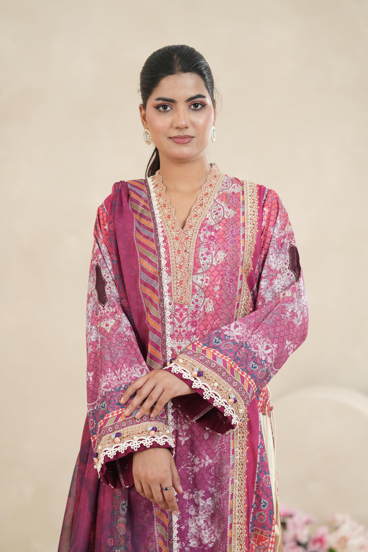 Design 3 - Stonez Silk Symphony Stitched