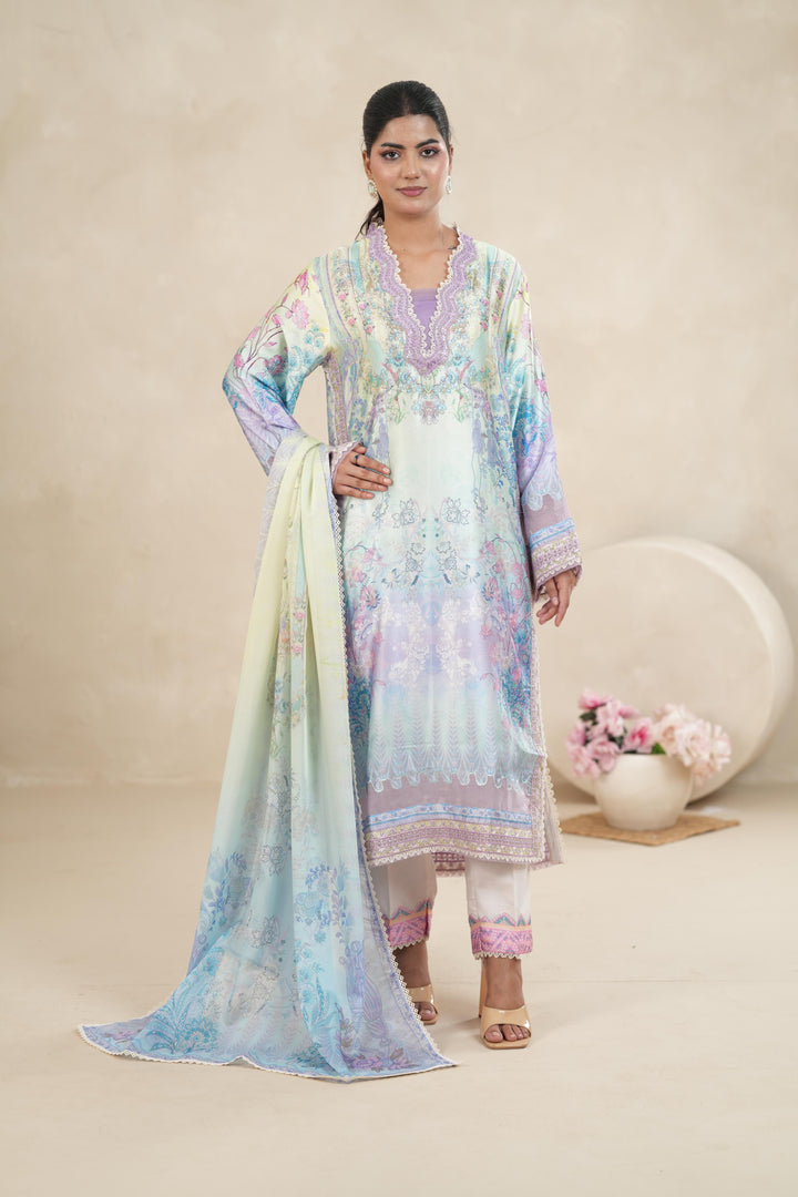 Design 4 - Stonez Silk Symphony Stitched