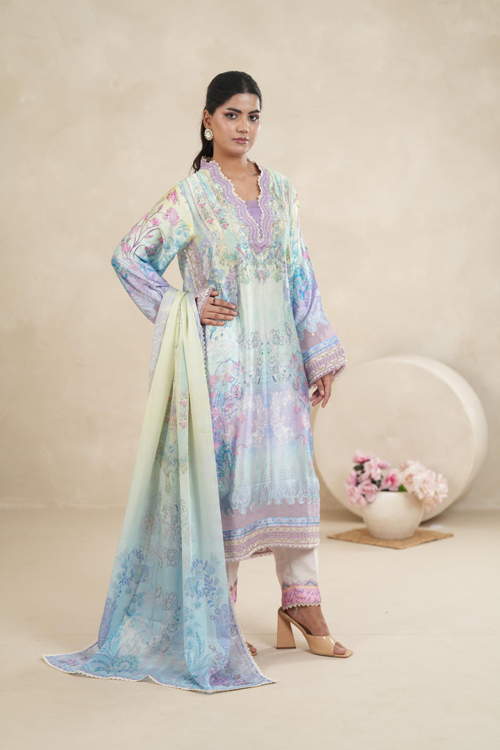 Design 4 - Stonez Silk Symphony Stitched