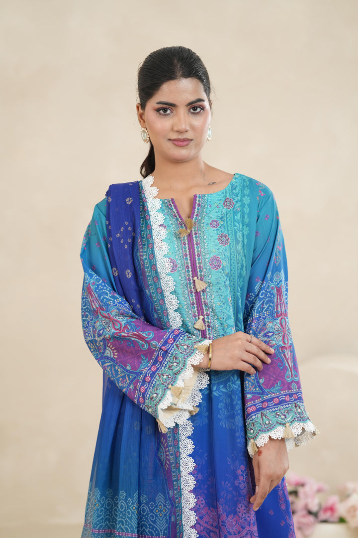 Design 7 - Stonez Silk Symphony Stitched