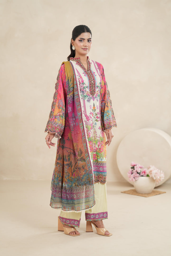 Design 10 - Stonez Silk Symphony Stitched