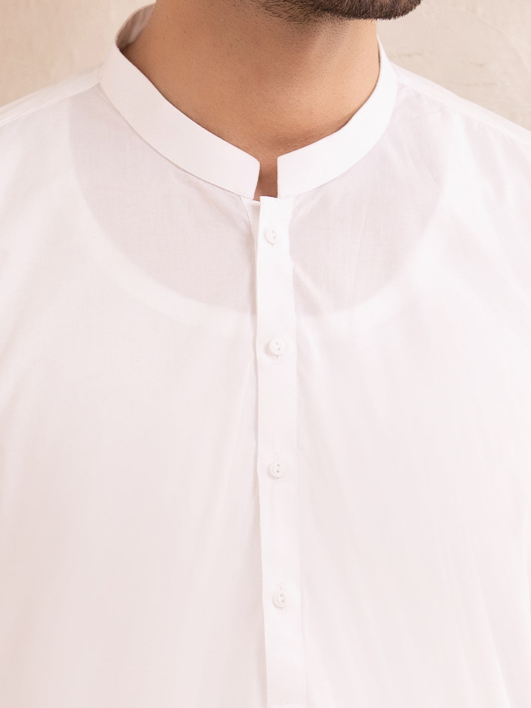Cotton White Kurta Trouser - Almirah