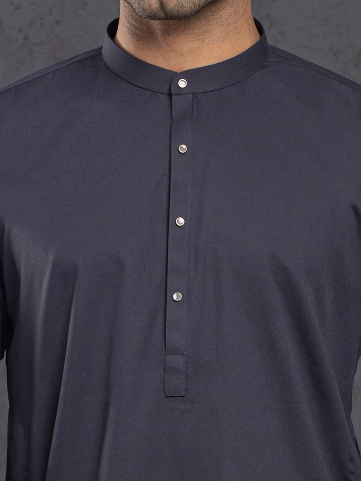 Blended Grey Shalwar Kameez - Almirah