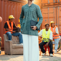 Cotton Green Kurta - Almirah