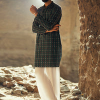 Cotton Green Kurta - Almirah