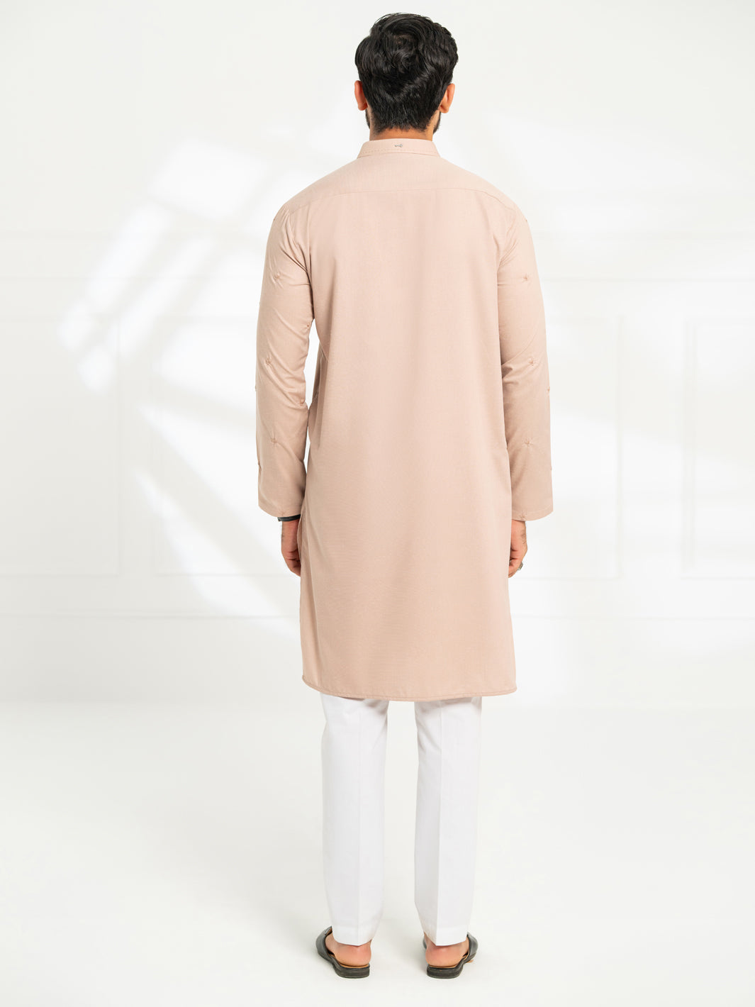 Blended Tea Pink Kurta - Almirah
