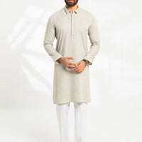 Blended Sage Green Kurta - Almirah