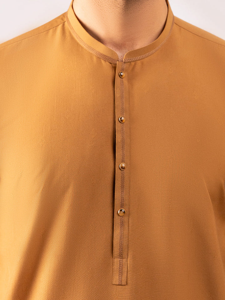 Polyester Brown Kurta - Almirah