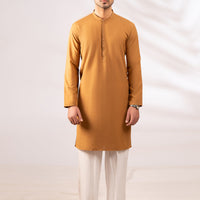 Polyester Brown Kurta - Almirah