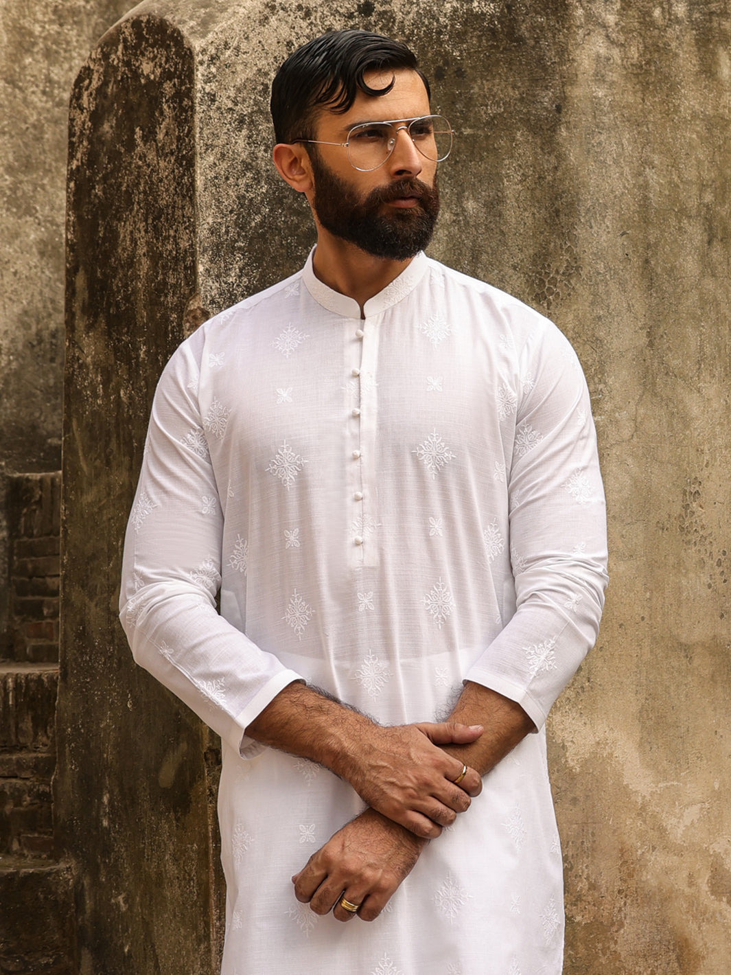 Cotton White Kurta - Almirah