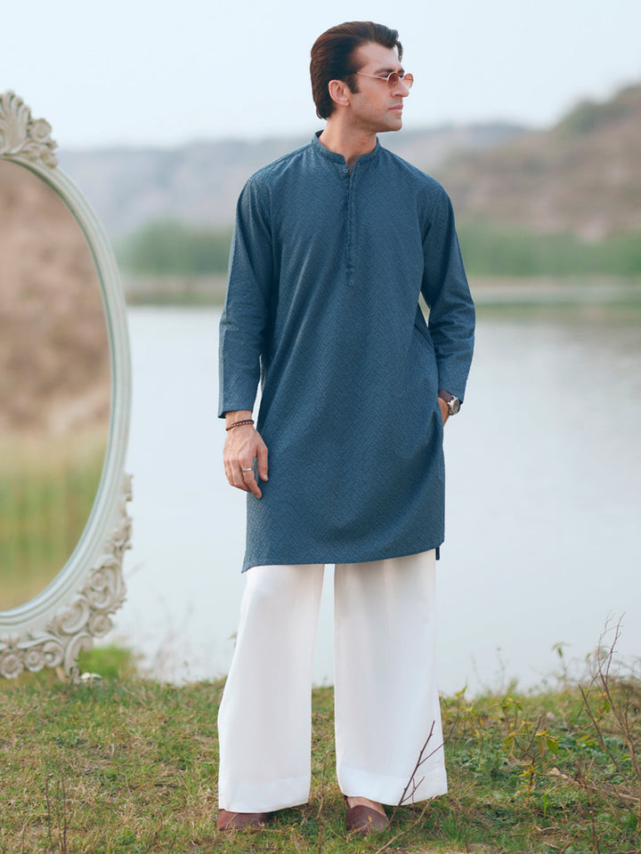Cotton Green Kurta - Almirah