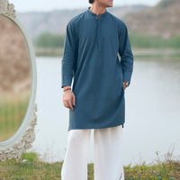 Cotton Green Kurta - Almirah