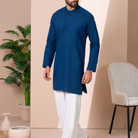 Cotton Dark Brown Kurta - Almirah