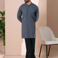 Cotton Grey Kurta - Almirah