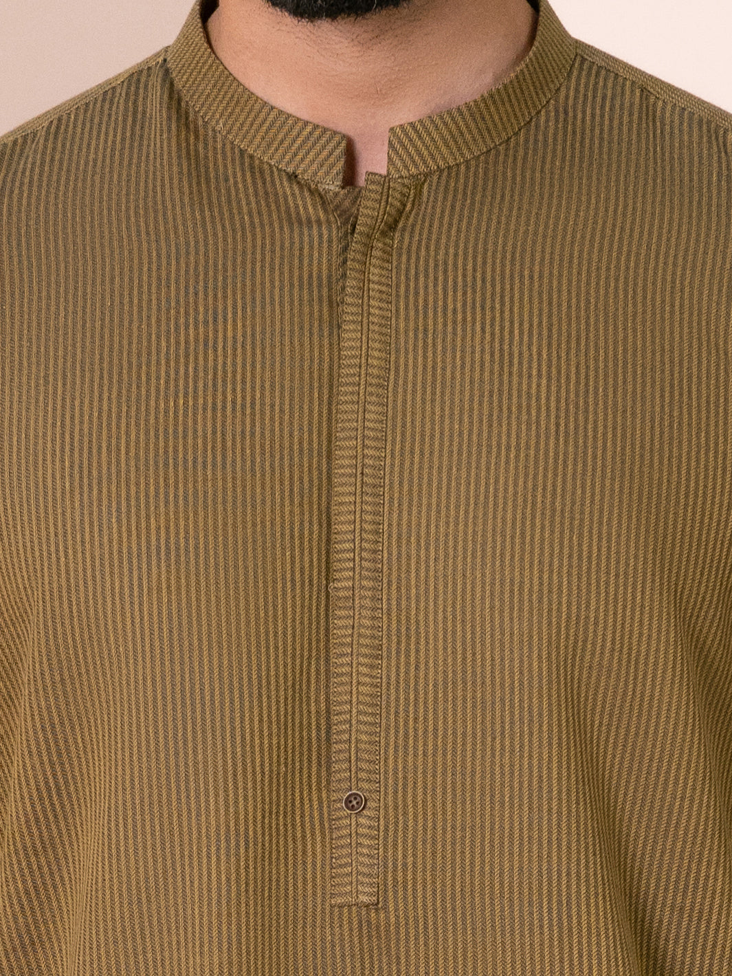 Cotton Mustard Kurta - Almirah