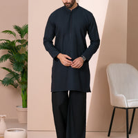Cotton Dark Brown Kurta - Almirah