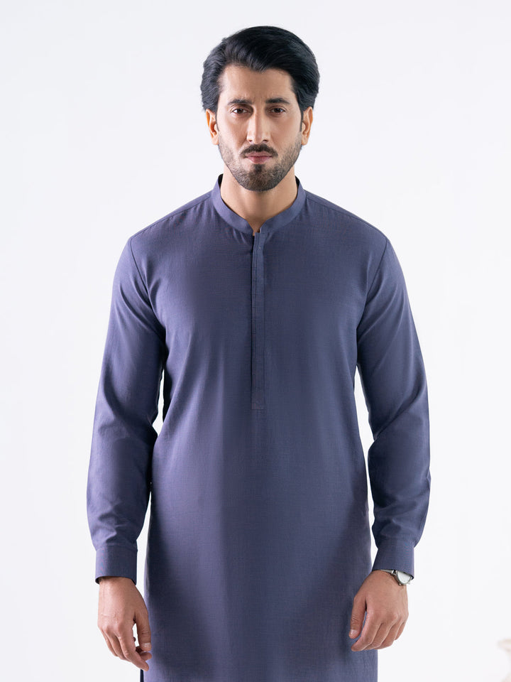 Blended Purple Shalwar Kameez - Almirah