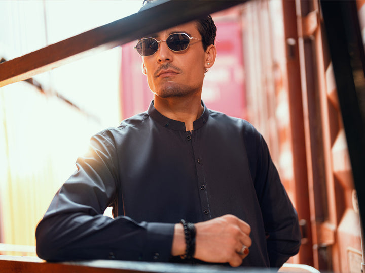 Grey Shalwar Kameez - Almirah