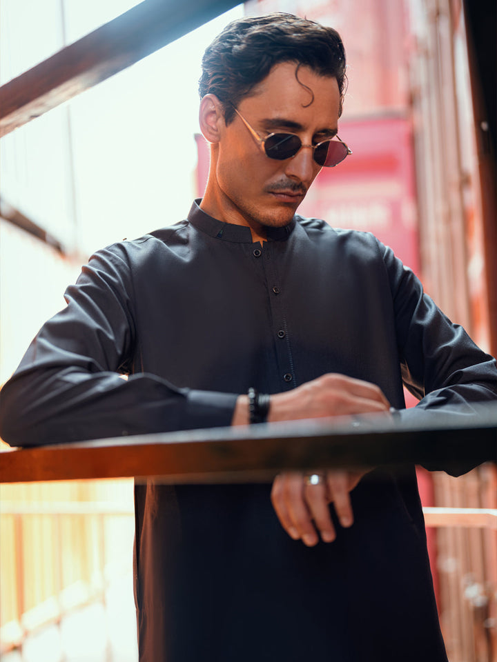 Grey Shalwar Kameez - Almirah