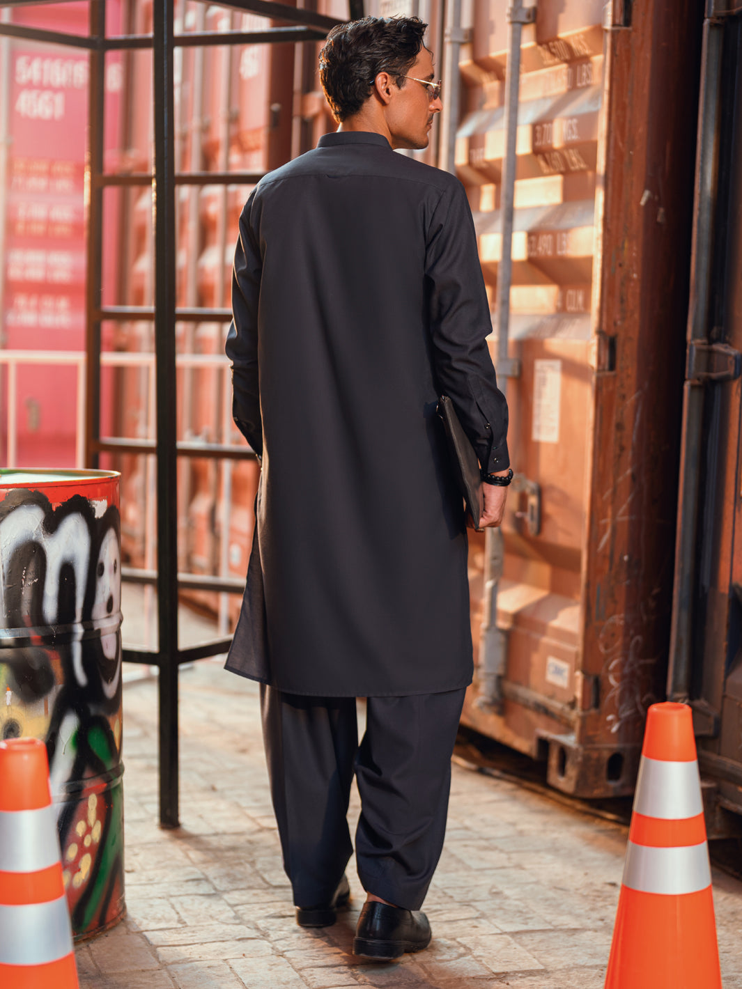 Grey Shalwar Kameez - Almirah