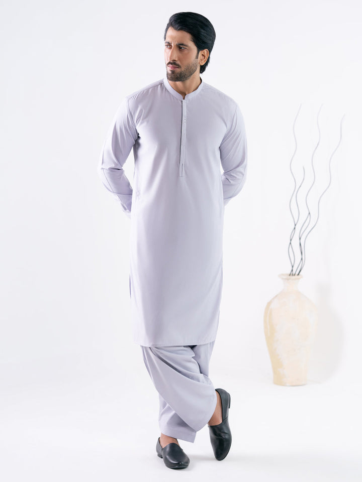 Blended Lilac Shalwar Kameez - Almirah