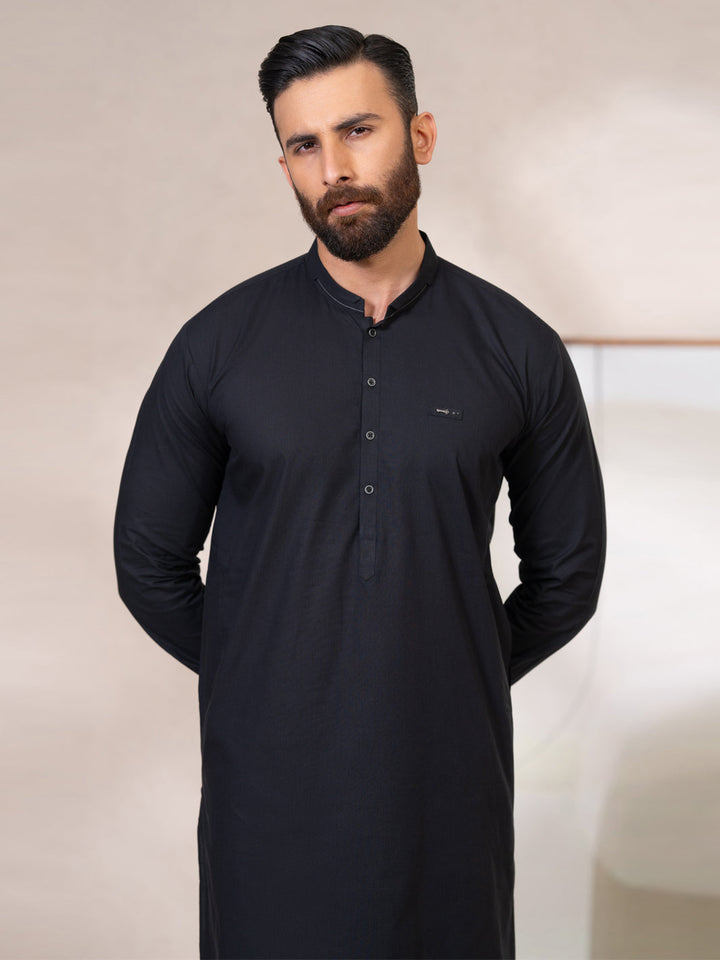Cotton Black Shalwar Kameez - Almirah