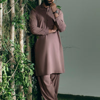 Blended Tea Pink Shalwar Kameez - Almirah