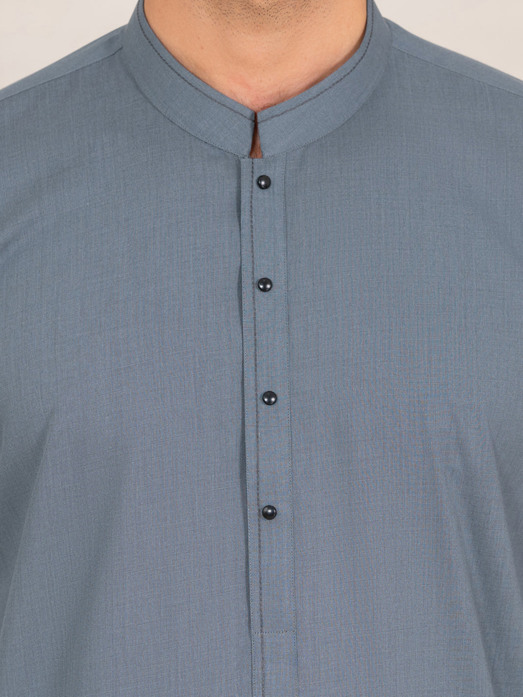 Blended Bluish Grey Shalwar Kameez - Almirah