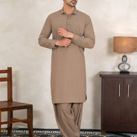 Blended Brown Shalwar Kameez - Almirah