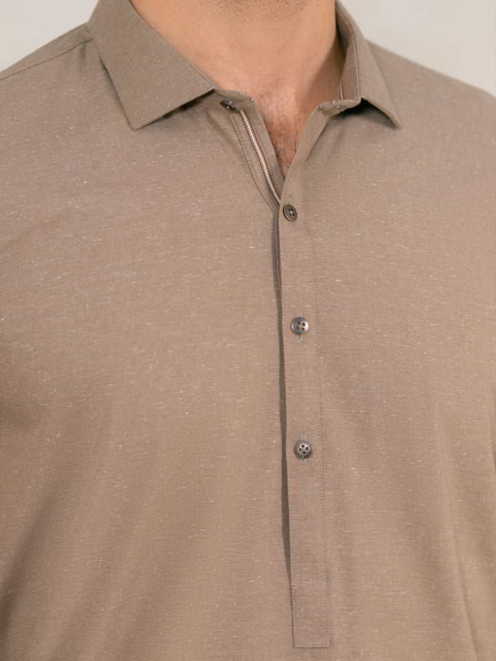Blended Brown Shalwar Kameez - Almirah