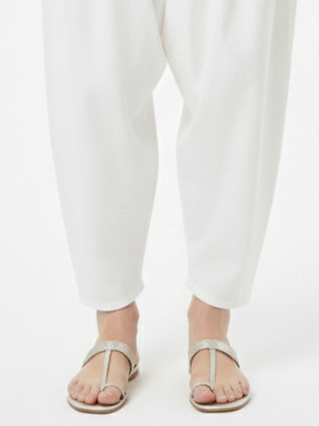 Lawn White Trouser - Almirah